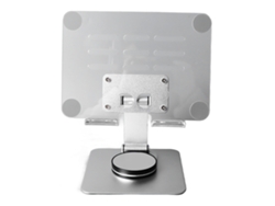 Suporte Para Tablet Plegável Com Painel Ampliado 360° Rotativo Transparente Universal Para Dispositivos Grandes
