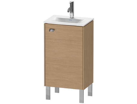 Mueble de lavabo DURAVIT Brioso vertical 44,0 x 31,0 cm 1 puerta abatible a la derecha 1 estante de cristal para lavabo Viu 073345