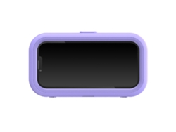 Soporte Para Teléfono De Ducha 360 Grados Rotatorio Impermeable Montaje En Pared Sin Taladrar Case Morado