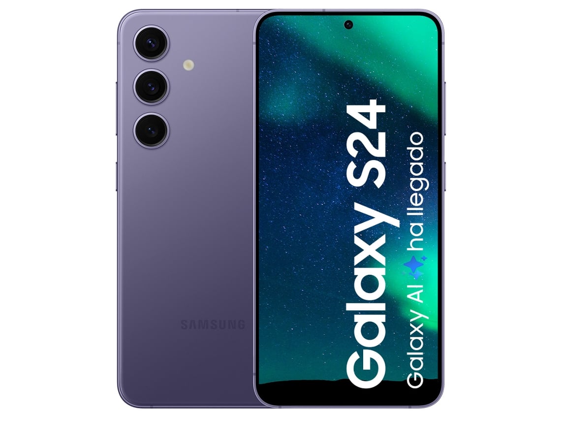 Smartphone SAMSUNG Galaxy S24 (6.2'' - 8 GB - 128 GB - Violeta Cobalt)