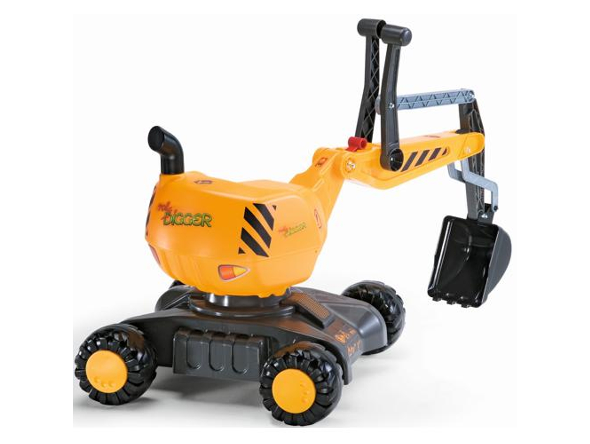 Excavadora ROLLYTOYS Digger con Ruedas