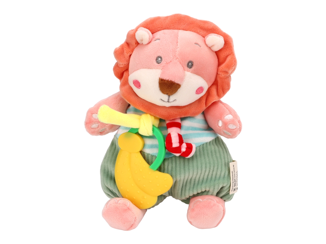 Chupete De León Para Bebé, Peluche Supersuave De Spandex Con Textura Rica Para Bebés De 0 Años En Adelante.