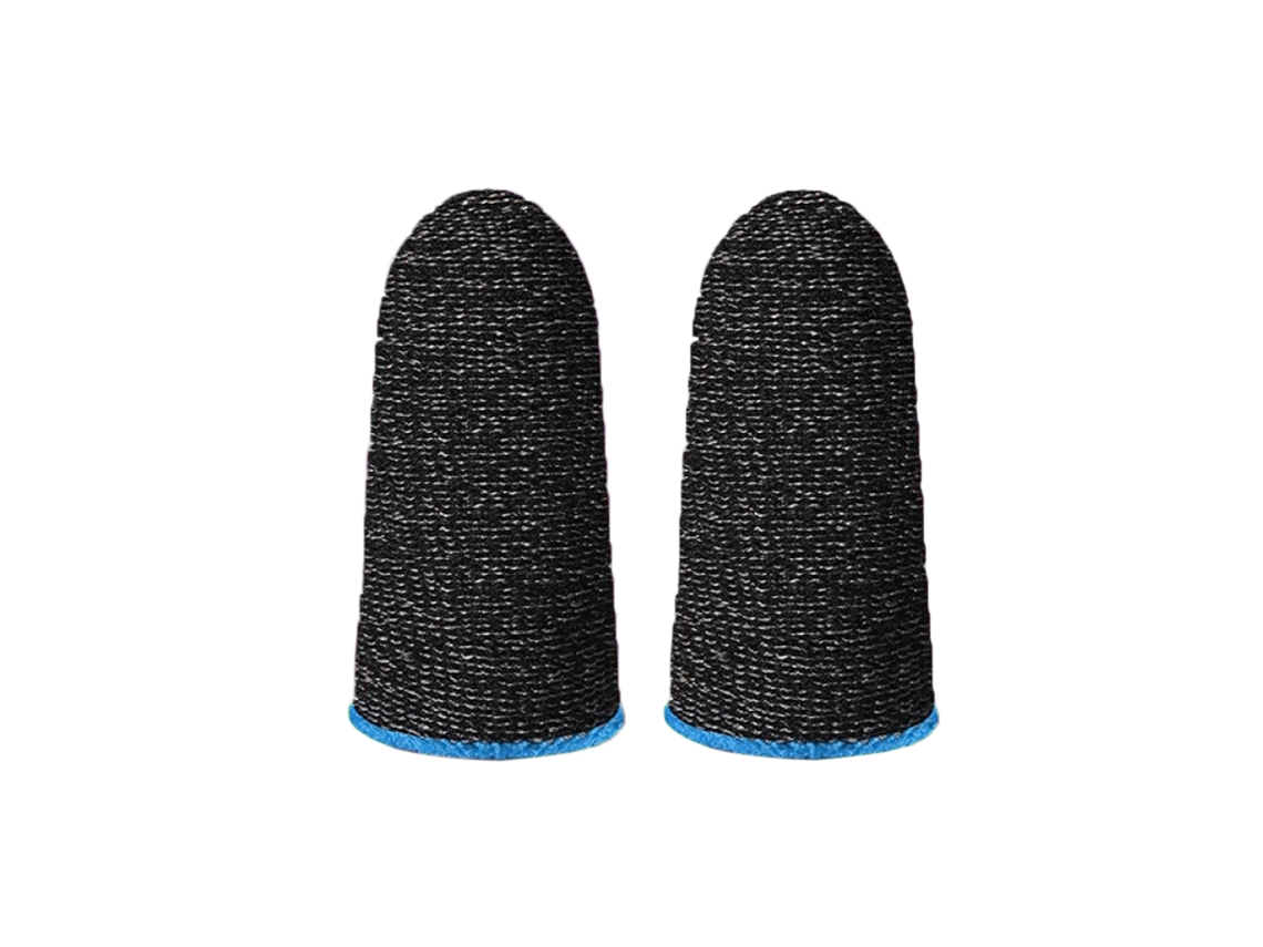 Manga Para Dedo De Juego Manga De Pulgar Para Móvil Controlador De Juegos Antideslizante Transpirable Borde Azul