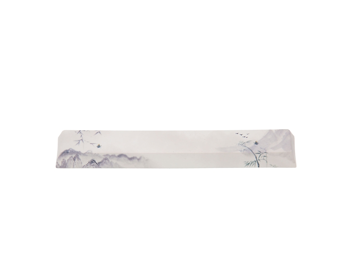 Tecla De Espaço Pbt Padrão Montanha De Tinta Diy Para Teclado Mecânico Universal Substituição Acessório