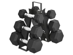 Juego De 6 Mancuernas, De 2 A 8 Kg, Con Soporte Para Guardarlas Y Guardarlas Para Entrenar En Casa.