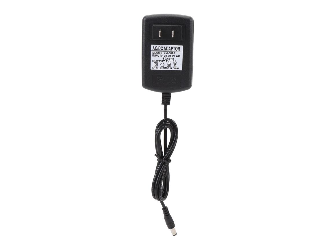 Cable De Alimentación Para Altavoces De 6 V Cc, 2 A, 12 W, 5,5 Mm X 2,5 Mm, Para Paneles Led, Consolas, Teléfonos Y Enchufes Usb.