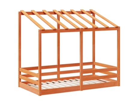 Cama Para Niños VIDAXL Marrón Madera (70x140 cm)