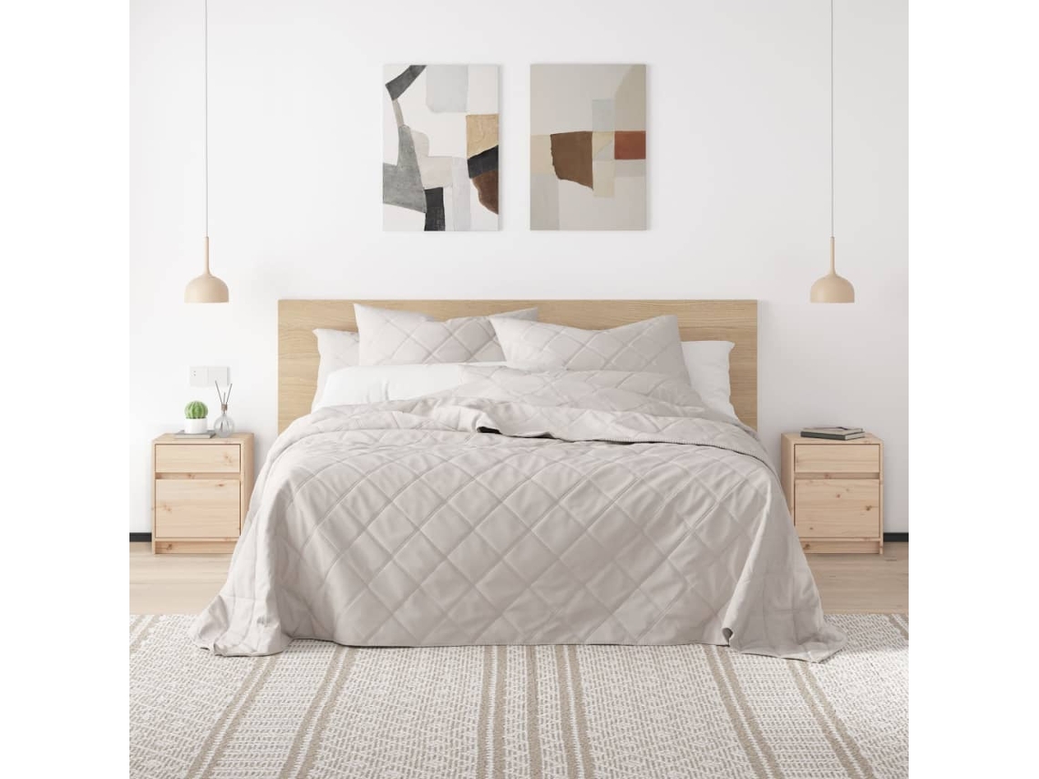 Mesita de Noche 40X31X50 Cm Madera de Pino Maciza