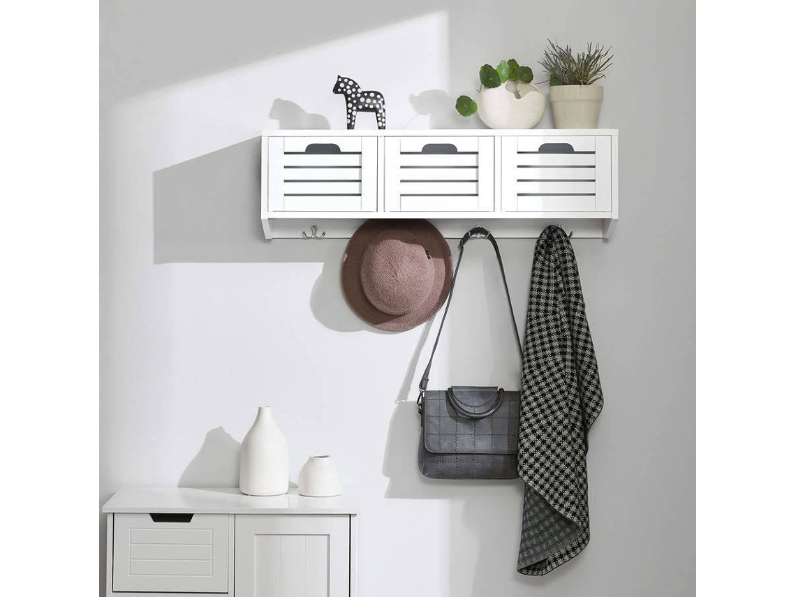 Perchero SOBUY Blanco 80x20x25 cm Worten.es
