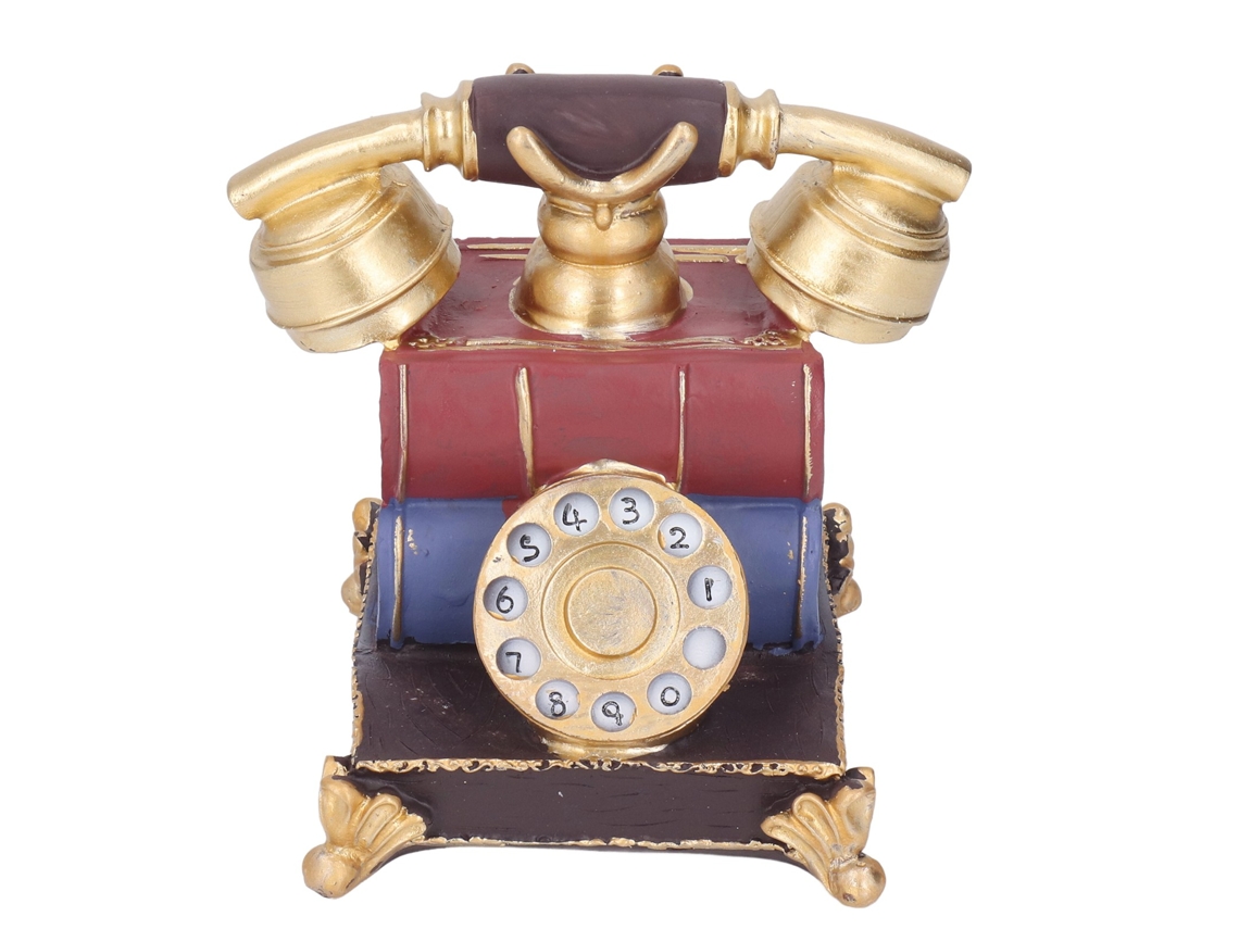 2026 Modelo De Teléfono De Resina Retro Decorativo Antiguo Para Hogar, Estudio, Café Y Tienda