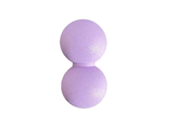 Pelota de masaje sólida MDUG (morado claro con dos esferas)
