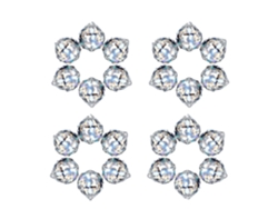 Juego de 24 bolas de cristal para colgar en ventanas, hogar y oficina, con colgantes en forma de arcoíris.