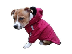 Chaqueta Impermeable Caliente Para Perros Otoño Invierno Con Capucha Rojo Pequeños Perros Gatos M Rojo