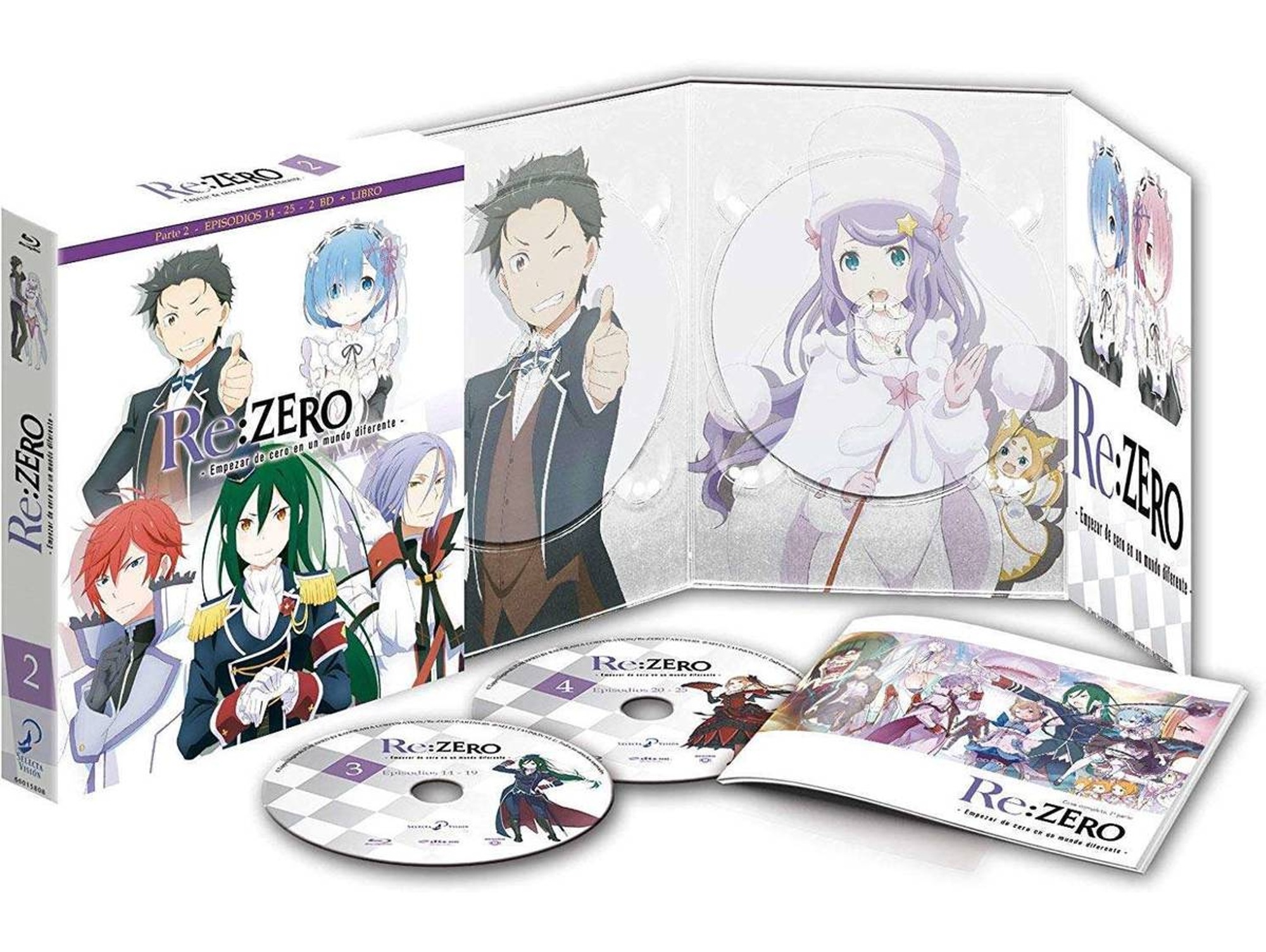 Blu-Ray Re:Zero Episodios 14 A 25 (Parte 2) Blu-Ray Edición Coleccionistas