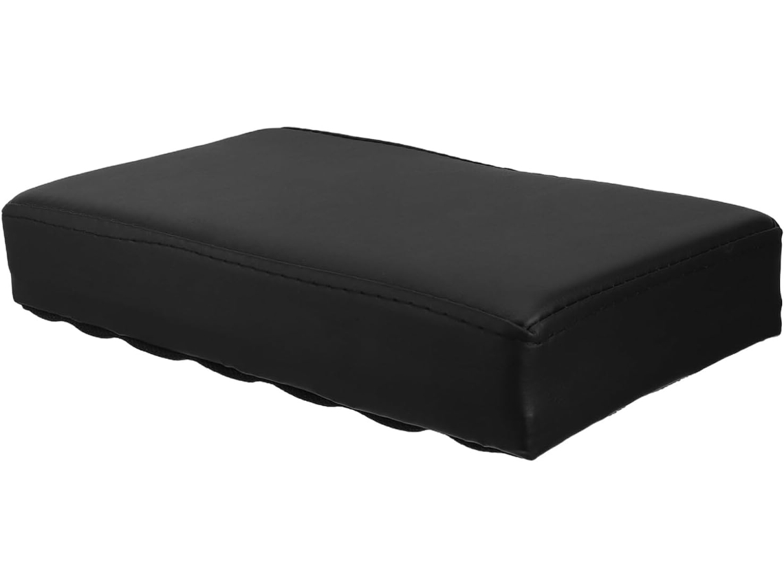 Reposapiés Para Silla De Oficina Reclinable, 33 X 19 X 6 Cm, Cojín Extraíble, Negro, Antideslizante.