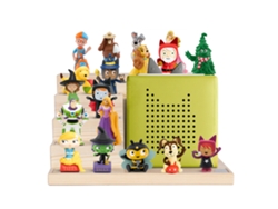 Estantería de pared magnética Todeco para Toniebox y Tonies, hasta 15 20 figuras Tonie, Tonie Regal Girl y Boy, Steps