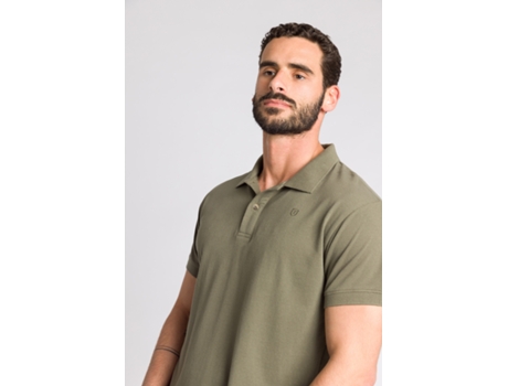 Polo de Hombre THROTTLEMAN Algodón Verde (S)