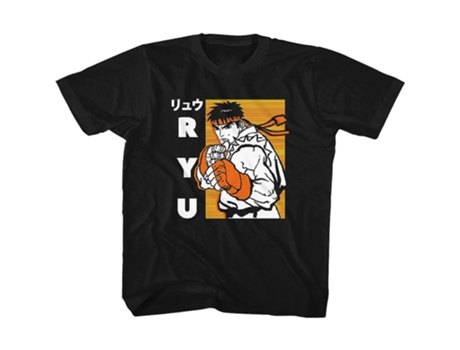 Camiseta ROCKINSTONE Ryu Japanese Street Fighter Juvenil (XL)