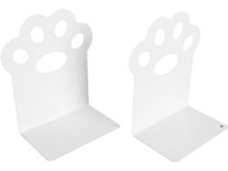 Sujetalibros Metálicos Con Forma De Pata De Gato, De Acero Resistente, Con Almohadillas Antideslizantes.