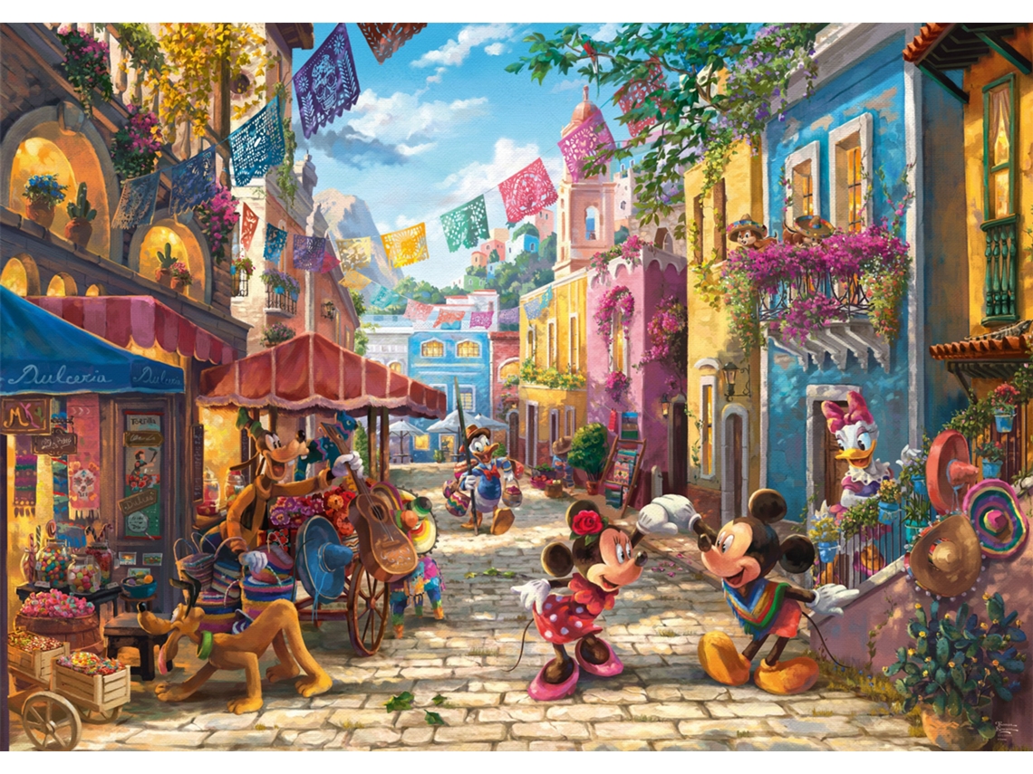 Rompecabezas Schmidt Disney Mickey y Minnie México, 6000 piezas, diseño de dibujos animados