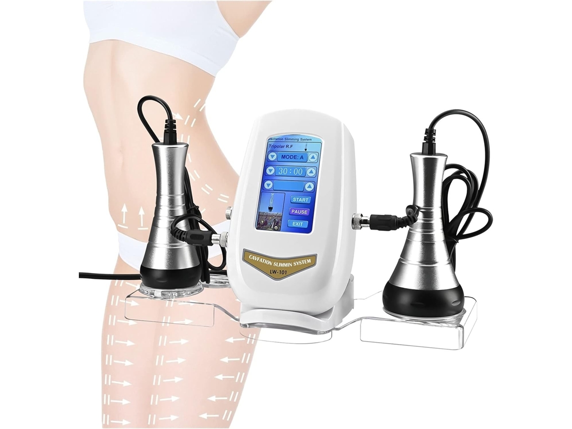 Kit De Sauna 40k Máquina De Masaje De Grasa Radiofrecuencia Pérdida De Peso Sondas 3 En 1 Moldea El Cuerpo
