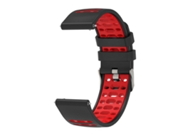 Compatible con pulseras de silicona. Negro Rojo 18 mm Yunzii