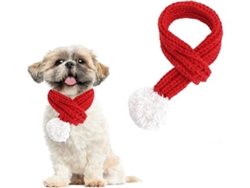 La Bufanda De Punto De Invierno Con Motivos Navideños (para Perros) Es Perfecta Para Regalar, Decorar O Para Usar A Diario, Y Está Confeccio