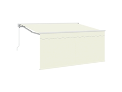 Toldo parasol Vidaxl de tela color crema (300 x 200 cm)