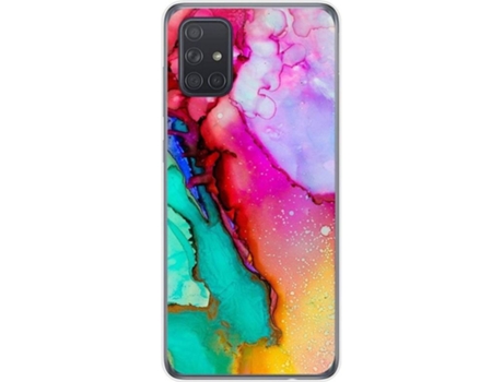 Carcasa Samsung Galaxy A71 TUMUNDOSMARTPHONE Dibujos Multicolor