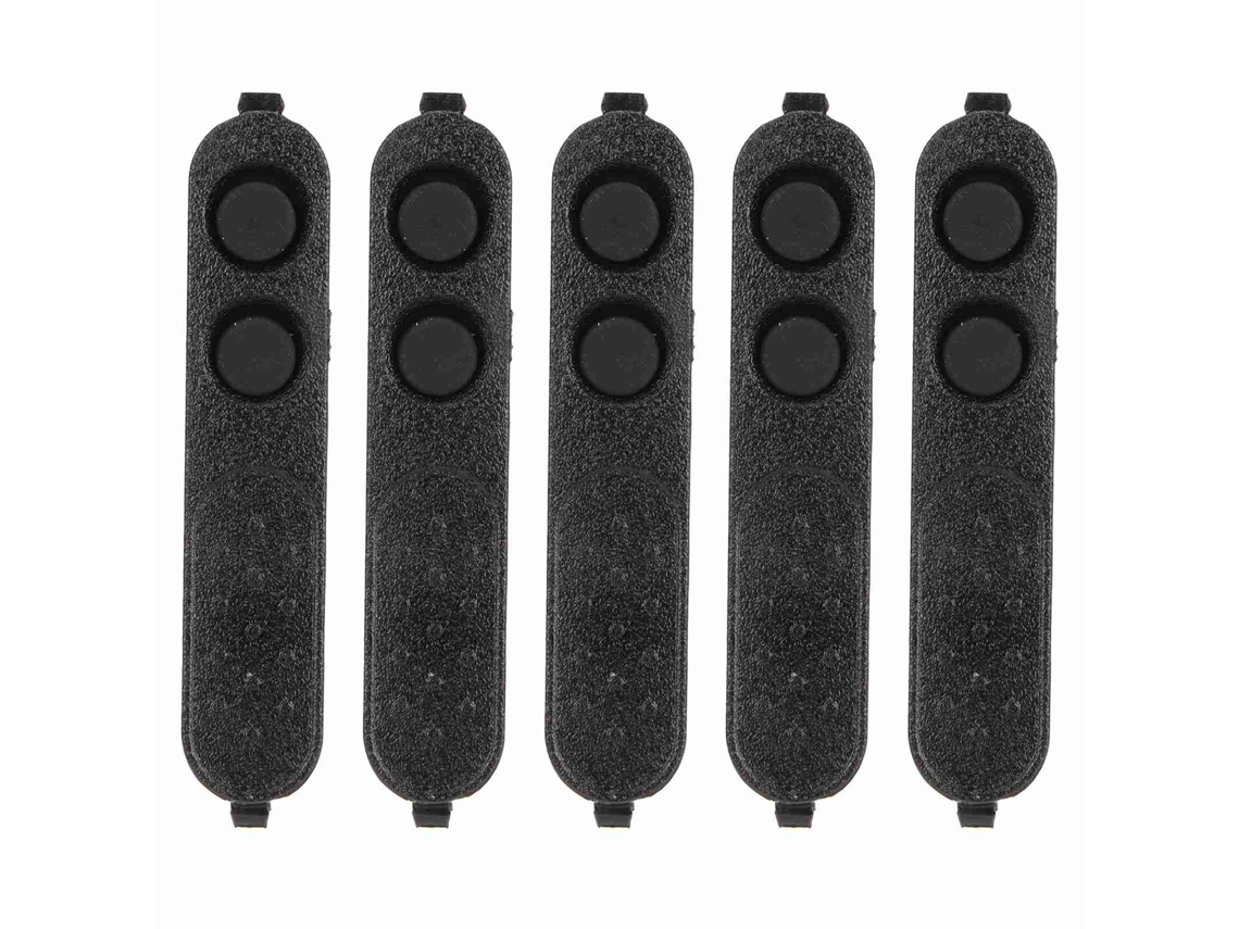 5 Unidades De Bloqueo Ptt Y Goma Compatibles Con Walkie-talkies Motorola Xir P3688 Dep450 Dp1400