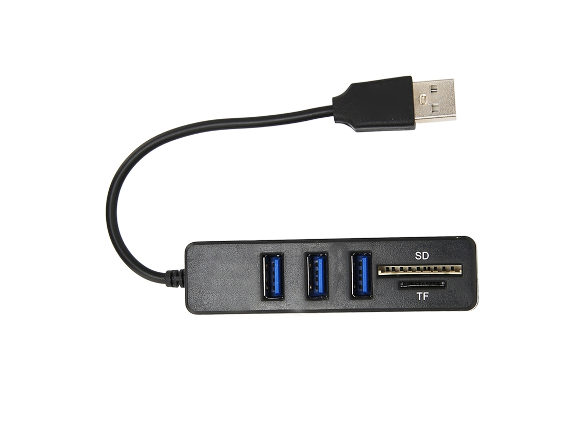 Vlrla-2026novohub De Usb 2.0 Lector De Tarjetas De Memoria Divisor