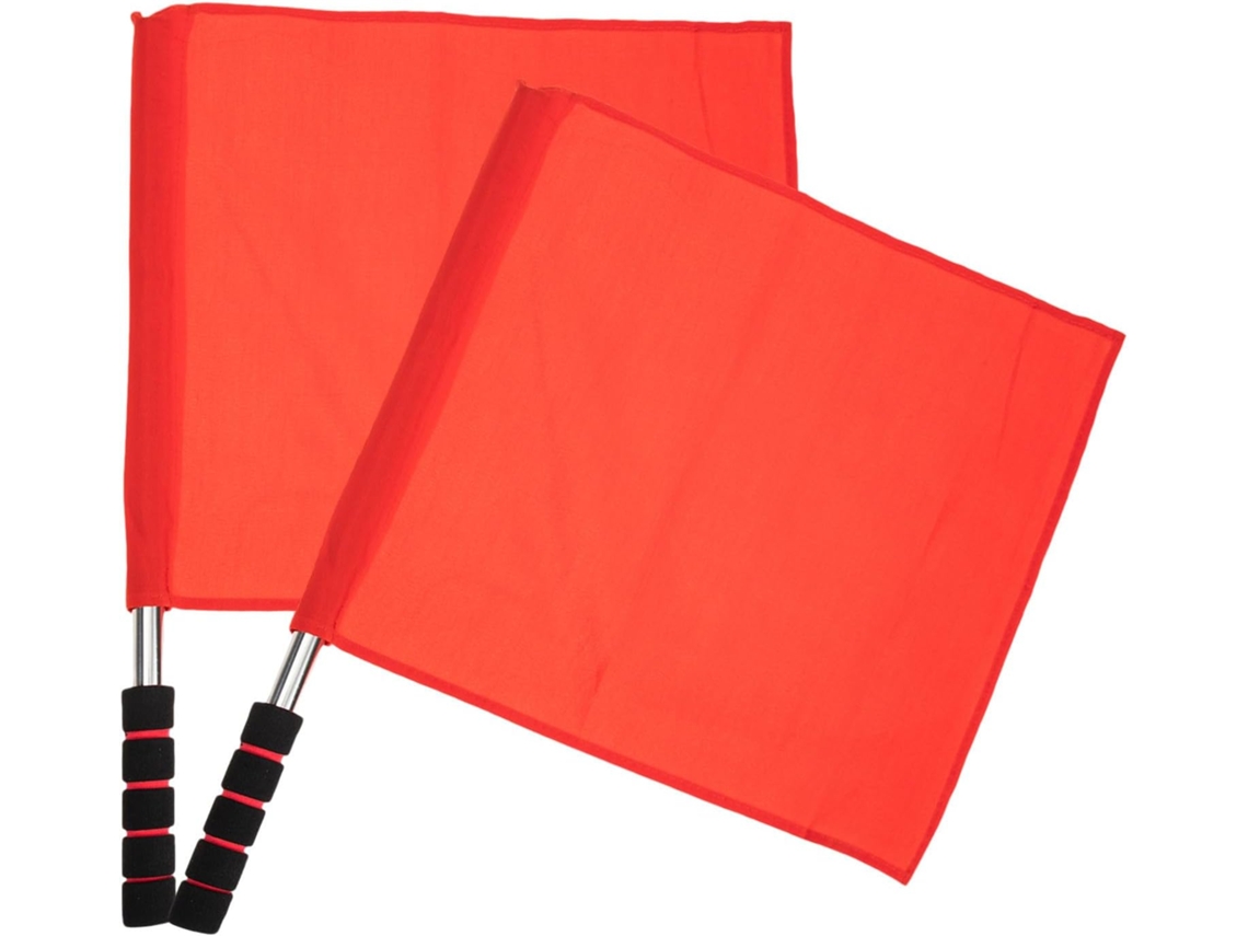 Bandera de señalización para árbitros de fútbol al aire libre, 2 unidades