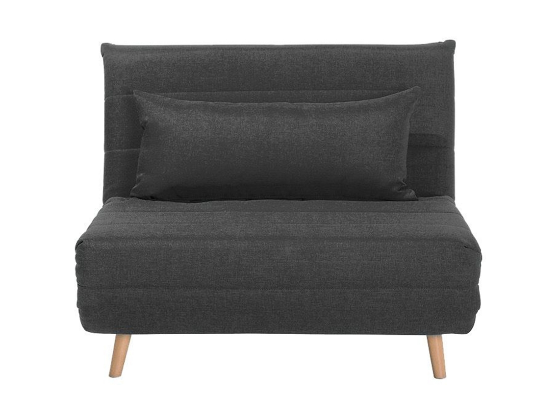 Sofá cama BELIANI Setten de Poliéster Gris 104x190x82