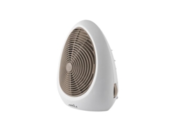 Termoventilador Eléctrico Perugia Blanco/beige 2000w 2 Potencias 3 Funciones Termostato (30,5x27x16cm)