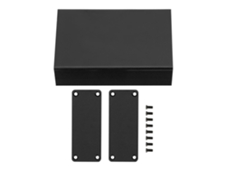 Yncm2026-caja De Proyecto De Aluminio Negro Mate Para Diy Placa De Circuito Gprs 27x66x100mm