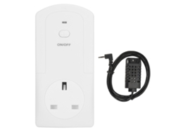Enchufe Inteligente Ts-5000 Con Control De Temperatura, Humedad Y Temporizador Para Uso Residencial.