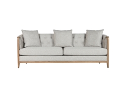 Sofa Fresno Poliester Capitone 3 Cojines 207x84x76cm