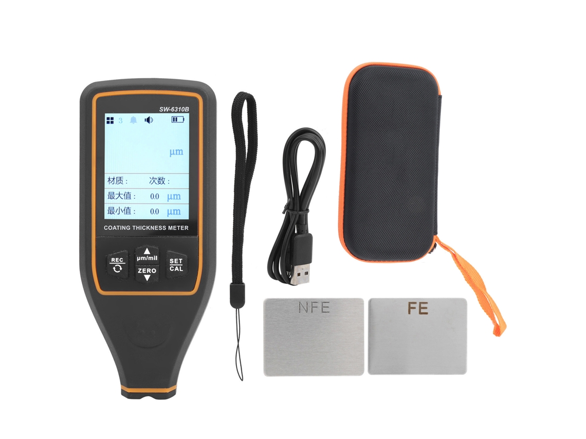 Medidor de espesor de revestimiento LCD digital