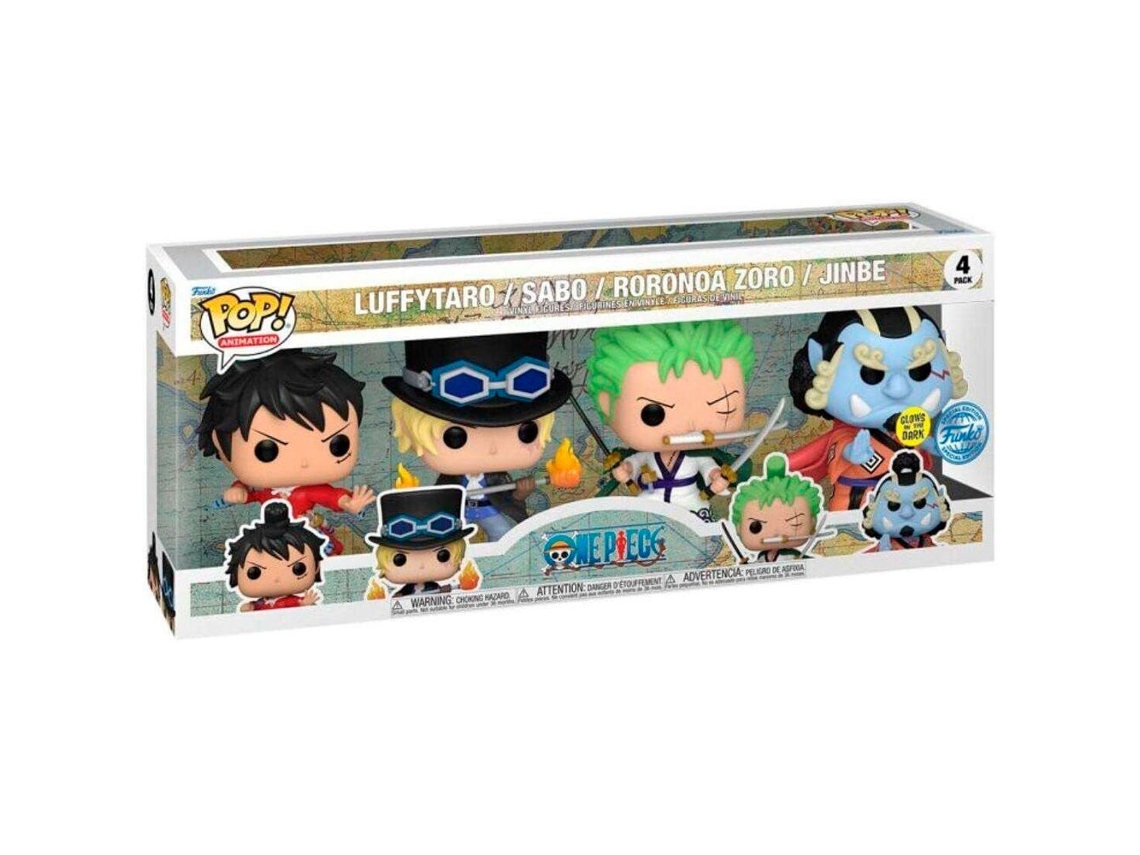 Pack de 4 figuras exclusivas de One Piece B.active