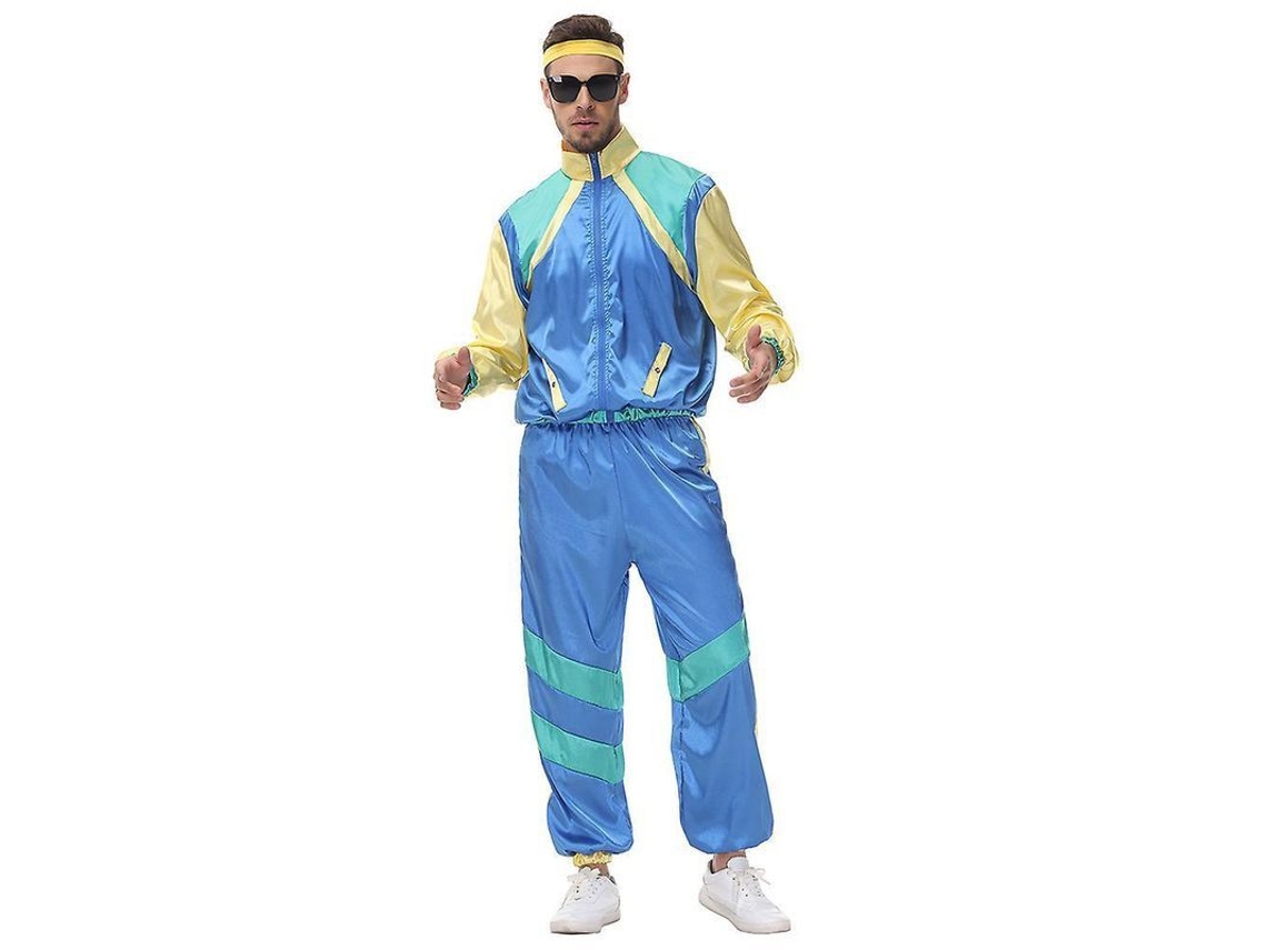 2026-traje Retro 80s 90s Hip Hop Chándal De Fiesta Para Hombre Y Mujer Con Pañuelo Wqg M Hombres