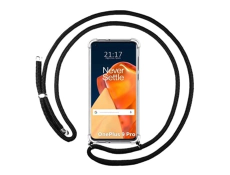 Carcasa OnePlus 9 Pro 5G TUMUNDOSMARTPHONE Colgante Negro