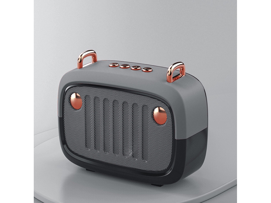 (gris) Nuevo Altavoz Bluetooth Portátil Bs32d Con Diseño Creativo De Dibujos Animados