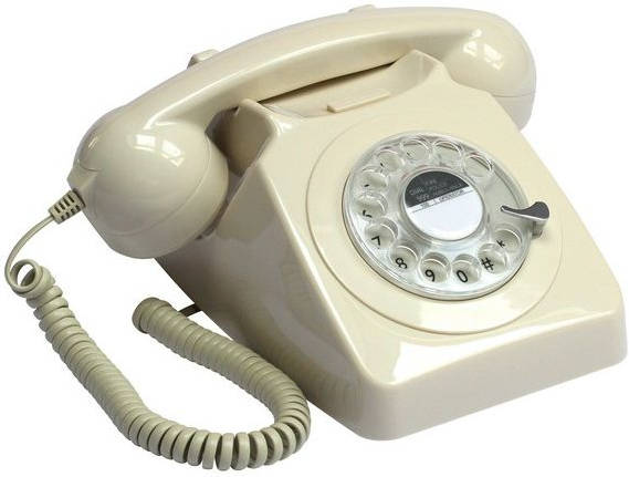 Teléfono GPO RETRO 746 Con Cable Negro