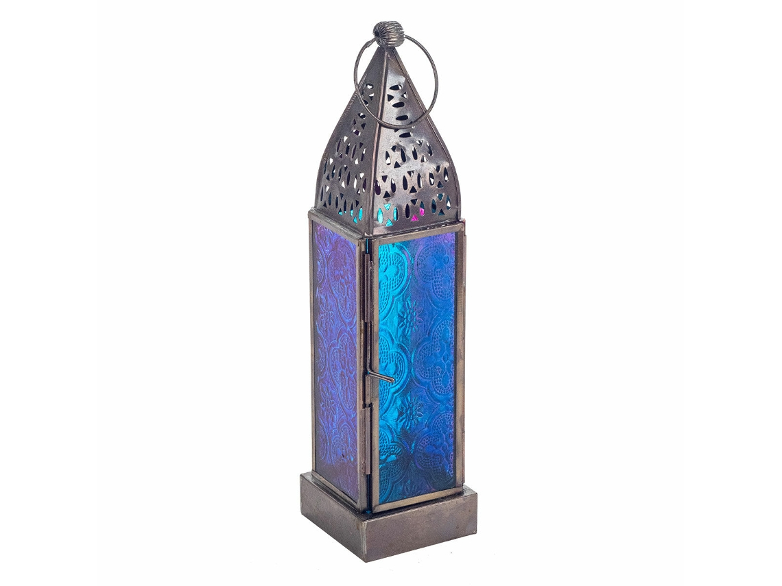 Farol SIGNES GRIMALT Azul Hierro Fundido 6x23x6 cm