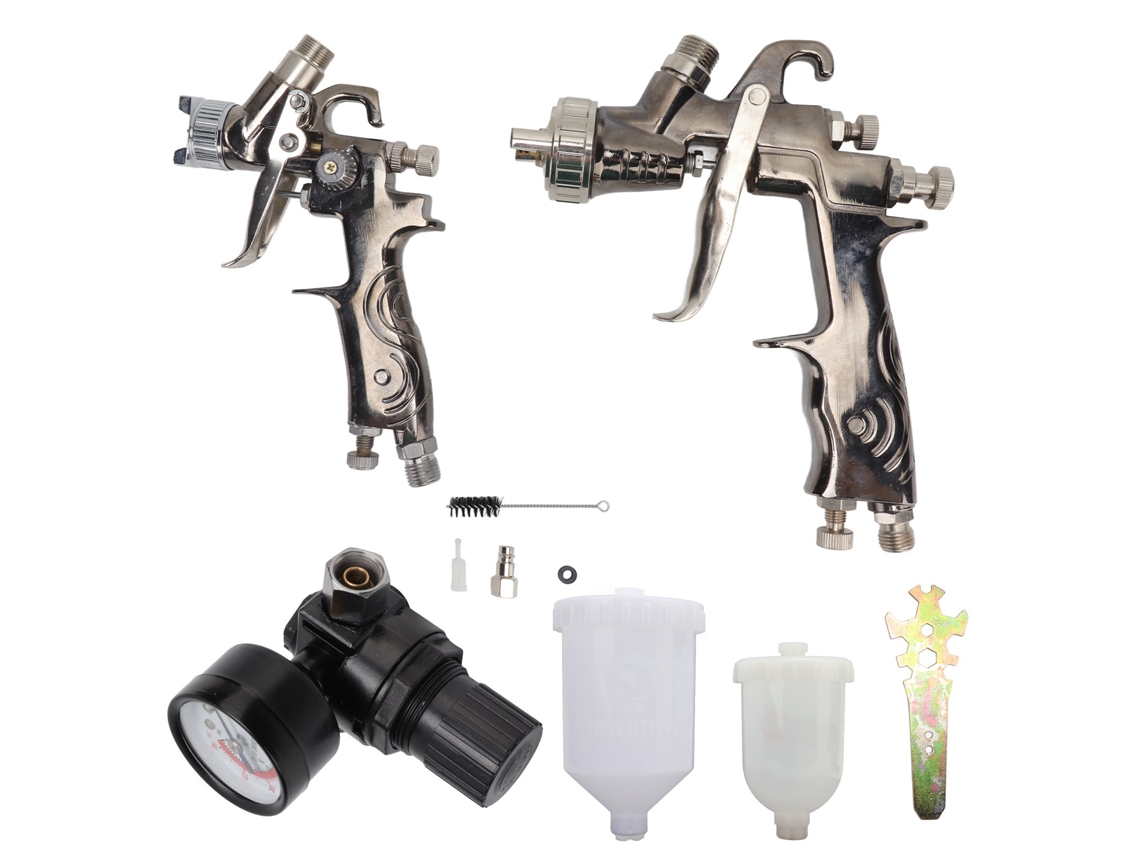 Kit De Pistola Pulverizadora Neumática Te350 Te500 Para Pintura Y Reparación De Automóviles, Interfaz G1/4