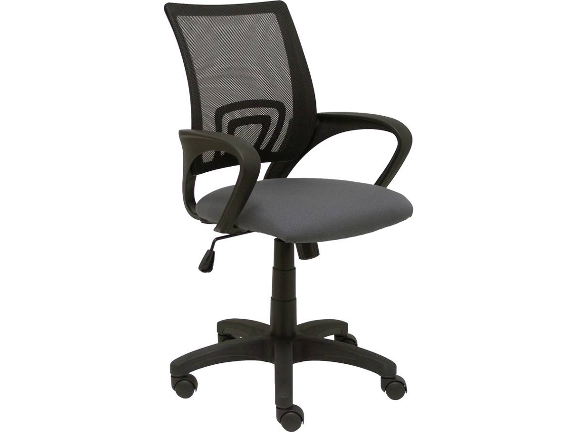 Silla Operativa PYC Vianos Gris (Brazos Ajustables - Malla)