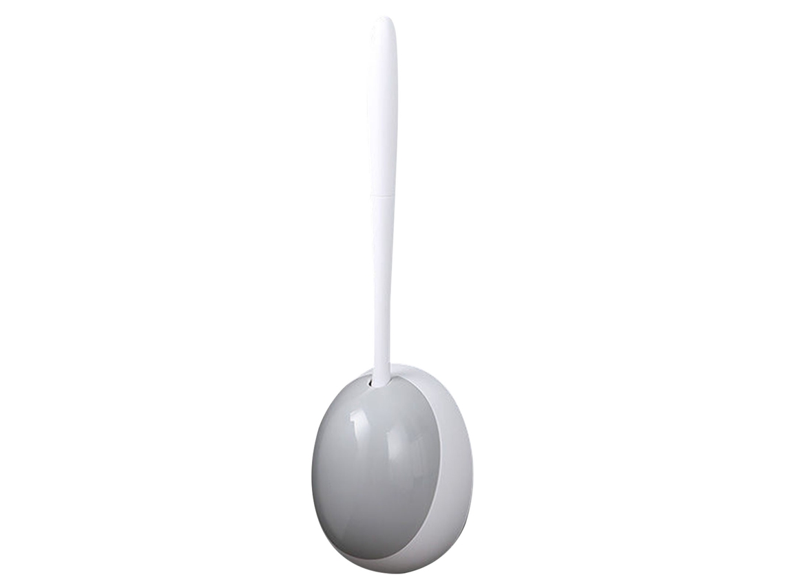 Juego De Cepillo De Baño Mural Con Soporte Para La Limpieza Del Baño - Limpieza Eficaz - Abs+pp+tpe - Gris