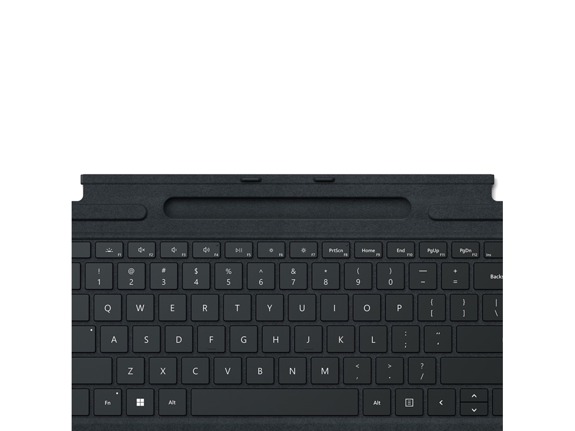 Microsoft surface pro signature keyboard negro microsoft cover port qwerty italiano