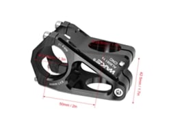 Tija Corta Para Bicicleta 31.8mm De Aluminio, Tija De Manillar Para Bicicleta Montaña Y Carretera