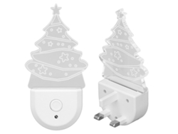 2026-luz Nocturna Led De Árbol De Navidad Con Sensor Crecer A Anochecer Rgb Plug And Play Ahorra Energía 220v Uk